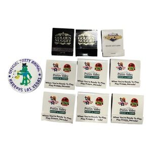 Vintage Las‎ Vegas Casino Souvenir Matchbooks Golden Nugget, Primm Valley